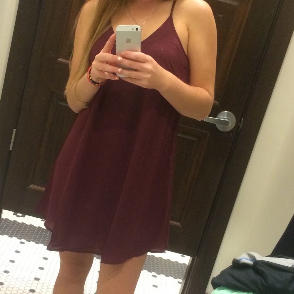 Maroon Dress